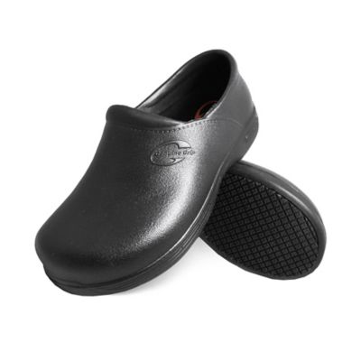 Men's Genuine Grip Footwear Slip-Resistant Injection Clogs, Size: 6, Black