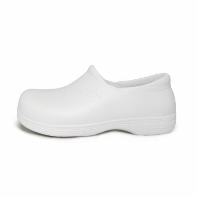 Image showing 2 th Genuine Grip Women's Soft Toe 385 Injection Clogs, White