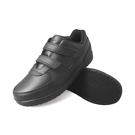 Genuine Grip Footwear Men's Slip-Resistant Injection Adjustables, Size: 11.5, Black