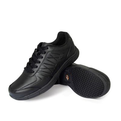 cheap black non slip work shoes