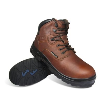 S Fellas by Genuine Grip Men's Poseidon 6051 Waterproof Composite Toe Hiker Work Boots, Brown