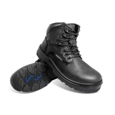 S Fellas by Genuine Grip Poseidon 660 Waterproof Soft Toe Hiker Work Boots, Black