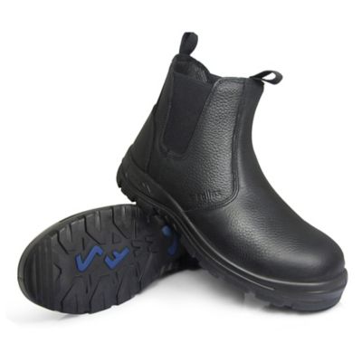 Image showing 7 th S Fellas by Genuine Grip Men's Hercules 6040 Composite Toe Twin-Gore Work Boots, Black