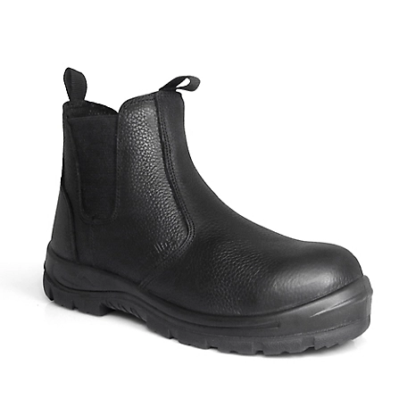 S Fellas by Genuine Grip Men's Hercules 6040 Composite Toe Twin-Gore Work Boots, Black