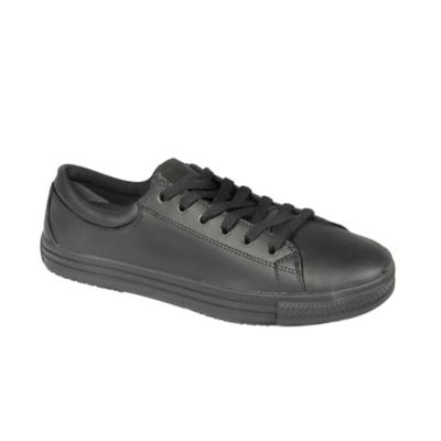 Leather non slip outlet work shoes