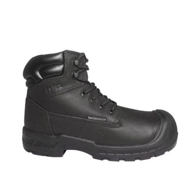 Image showing 4 th S Fellas by Genuine Grip Men's Vulcan Composite Toe Work Boots, Black