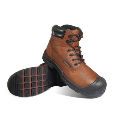 S Fellas by Genuine Grip Vulcan 6100 Composite Toe Work Boots, Brown