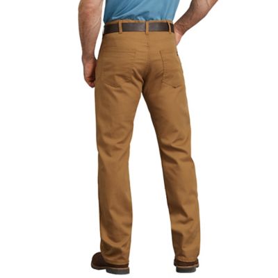Image showing 2 th Dickies Men's Regular Fit Mid-Rise Flex Straight Leg Tough Max Duck 5-Pocket Work Pants