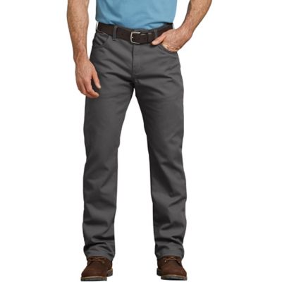Image showing  Men's Regular Fit Mid-Rise Flex Straight Leg Tough Max Duck 5-Pocket Work Pants