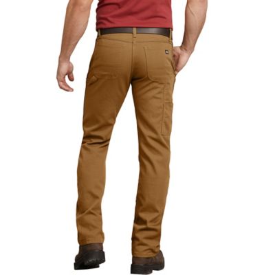 Image showing 1 th Dickies Men's Regular Fit Mid-Rise Flex Straight Leg Tough Max Duck Carpenter Work Pants