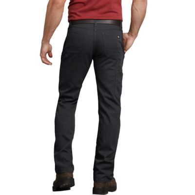 Image showing 1 th Dickies Men's Regular Fit Mid-Rise Flex Straight Leg Tough Max Duck Carpenter Work Pants