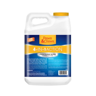 Image showing  4-in-1 Action Fresh Floral Scented Clumping Clay Cat Litter