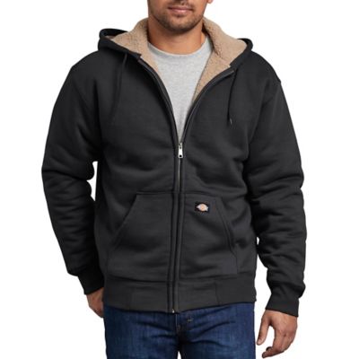 sherpa lined fleece hoodie