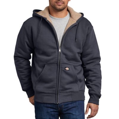 dickies men's sherpa lined fleece hoodie