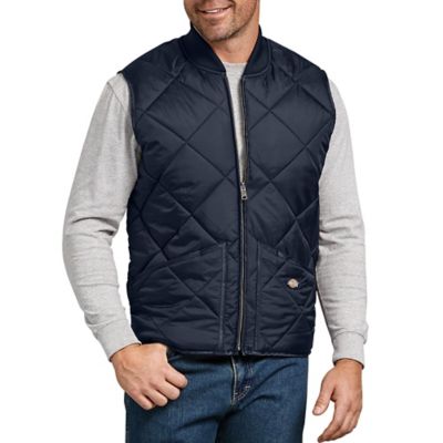 Dickies Men's Diamond Quilted Nylon Vest