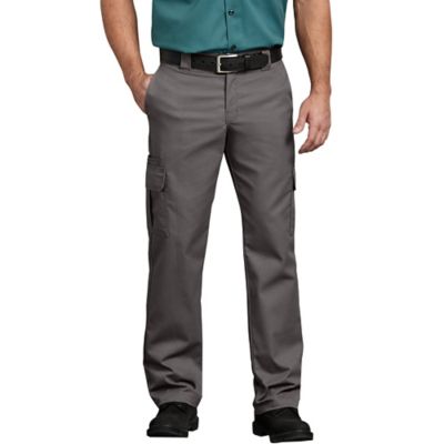 Dickies Men's Regular Fit Mid-Rise Flex Straight Leg Cargo Work Pants