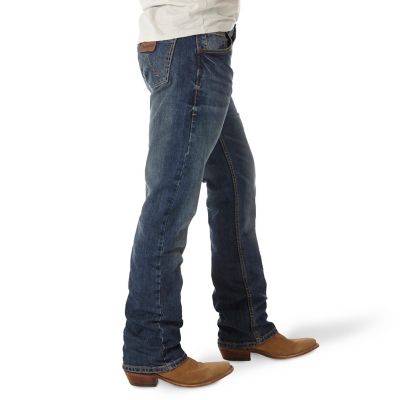 Image showing  Men's Slim Fit Low-Rise Retro Bootcut Jeans