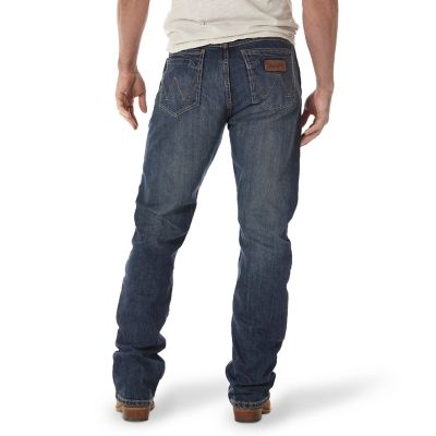 Image showing 1 th Wrangler Men's Slim Fit Low-Rise Retro Bootcut Jeans