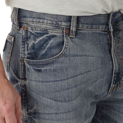 Image showing 4 th Wrangler Men's Slim Fit Low-Rise Retro Bootcut Jeans