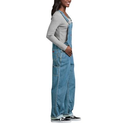 Image showing  Women's Relaxed Fit Straight Leg Bib Overalls