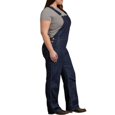 Image showing  Women's Relaxed Fit Straight Leg Bib Overalls