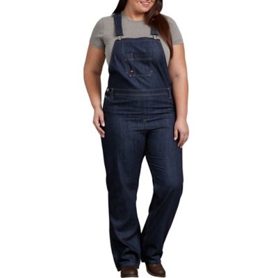 Image showing  Women's Relaxed Fit Straight Leg Bib Overalls