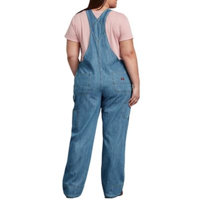 Image showing 5 th Dickies Women's Relaxed Fit Straight Leg Bib Overalls