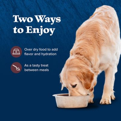 Image showing 6 th Blue Buffalo Wilderness Trail Toppers Wild Cuts Natural High-Protein Dog Wet Food, Salmon Bites in Hearty Gravy, 3 oz. Pouch