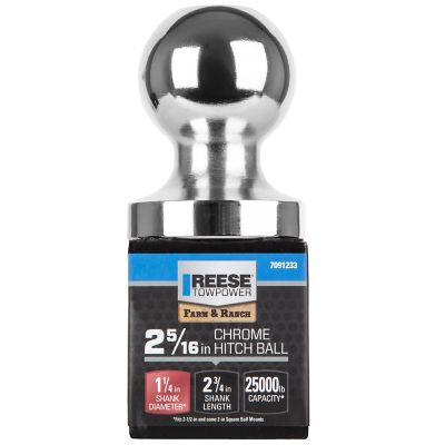 Reese Towpower 25K lb. Capacity Fold Hitch Ball, 2-5/16 in. Ball Diameter