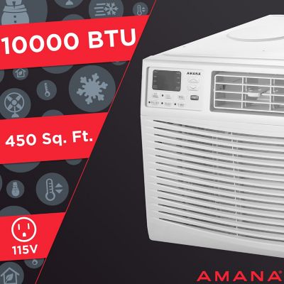 Image showing  115V Window Air Conditioner with Remote Control, 450 sq. ft., 10,000 BTU, AMAP101BW