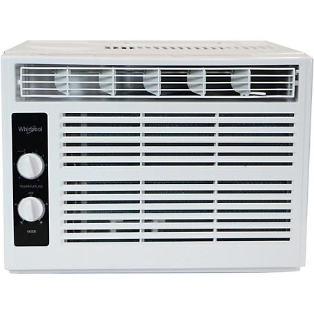 Whirlpool 5,000 BTU 115V Window-Mounted Air Conditioner with Mechanical Controls, Remote