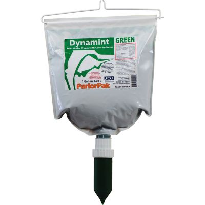Dynamint Mint Udder Cream with Color Indicator ParlorPak, 2 gal.