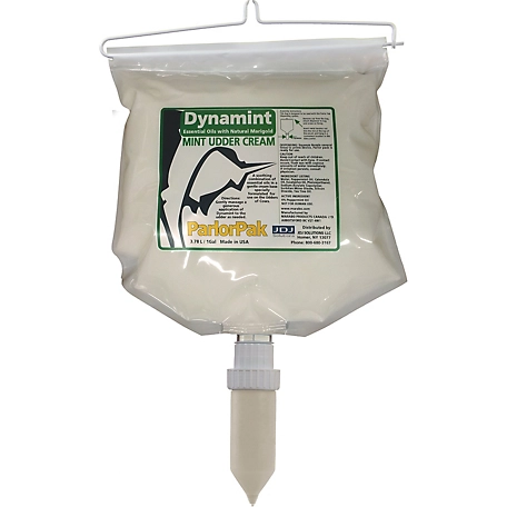 Dynamint Essential Oils with Natural Marigold Mint Udder Cream ParlorPak, 2 gal.
