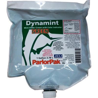 Dynamint Mint Udder Cream with Color Indicator ParlorPak, 1 gal.