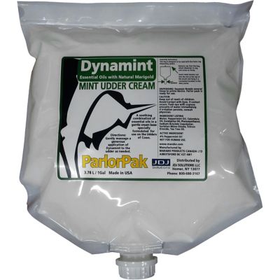 Dynamint Essential Oils with Natural Marigold Mint Udder Cream ParlorPak, 1 gal.