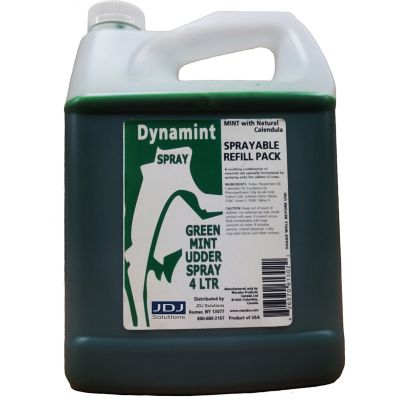 Dynamint Green Mint Udder Spray, 4 L Sprayable Refill Pack