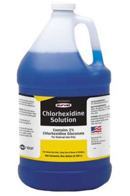 Durvet 2% Chlorhexidine Antibacterial Solution, 1 gal.