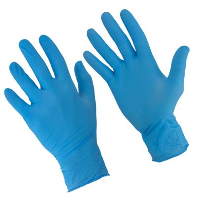 Cotran Sharplex Powder- and Latex-Free Nitrile Gloves, 100-Pack, Blue, 3 mil., Textured Fingers Price pending