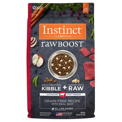 Instinct Raw Boost All Life Stages Grain-Free High-Protein Natural Beef Recipe Dry Dog Food High Quality Dog Food That My Dog Loves
