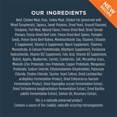 Image showing  Raw Boost All Life Stages Grain-Free High-Protein Natural Beef Recipe Dry Dog Food