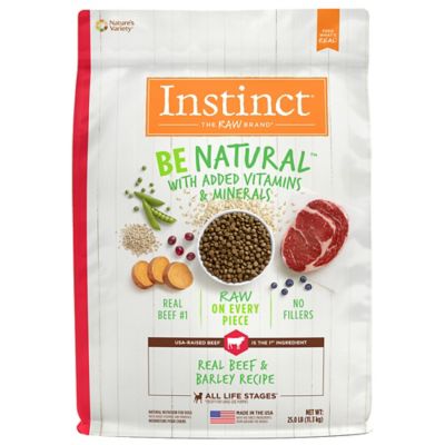 Instinct Be Natural All Life Stages No Corn, Wheat or Soy, Beef and Barley Recipe Dry Dog Food Please make a small breed version
