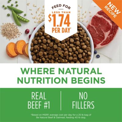 Image showing  Be Natural All Life Stages No Corn, Wheat or Soy, Beef and Barley Recipe Dry Dog Food