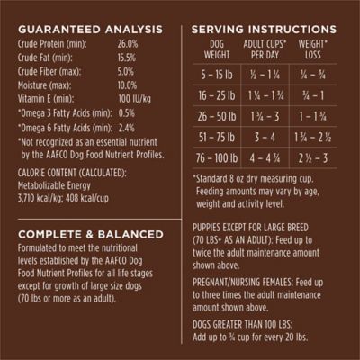 Image showing 6 th Instinct Be Natural All Life Stages No Corn, Wheat or Soy, Lamb and Oatmeal Recipe Dry Dog Food