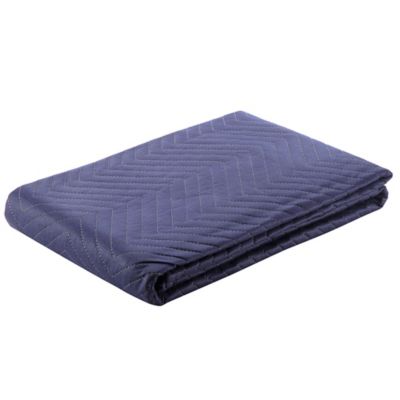 Image showing  Solid Blue Moving Blanket, 72 in. x 45 in., 2 pc.