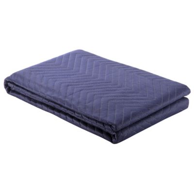 Image showing  Solid Blue Moving Blanket, 72 in. x 45 in., 2 pc.