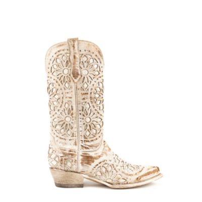 Image showing  Women's Mandala Shabby Chic V-Toe Western Boots