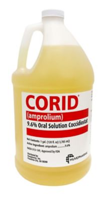 Huvepharma Corid 9.6% Bovine Coccidiosis Oral Solution, Gal