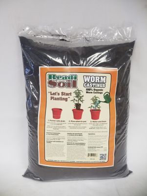 Image showing  10 lb. 1/2 cu. ft. 100% Organic Worm Castings