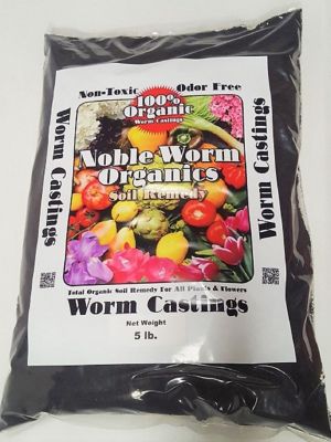 Noble Worm Organics 5 lb. 25 sq. ft. Worm Castings