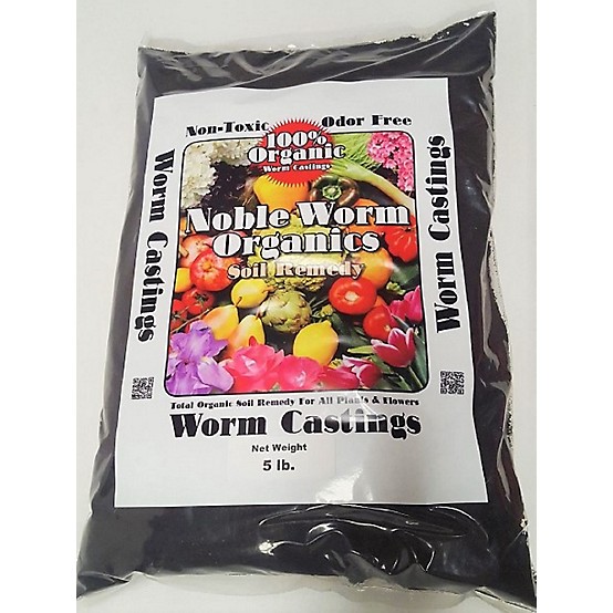 Noble Worm Organics 1 cu. ft. / 25 lb. Organic Worm Casting Soil Noble Worm Organics 1 cu. ft. / 25 lb. Organic Worm Casting Soil